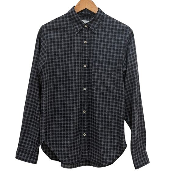 Isabel Marant Etoile Black Checkered Button Down - Picture 8 of 9